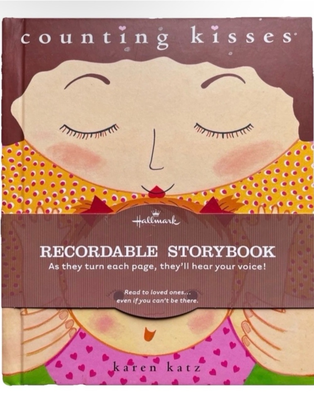 Hallmark Counting Kisses Recordable Storybook Karen Katz Voice Save Book